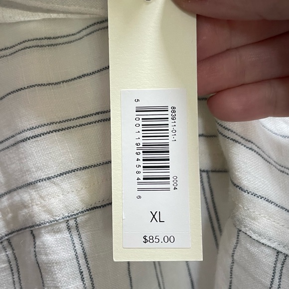 Banana Republic Boxy Crop Linen Shirt - Picture 9 of 12